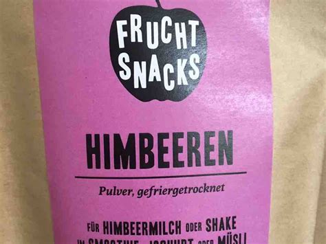 Frucht Snacks Himbeeren Gefriergetrocknet Kalorien Neue Produkte Fddb