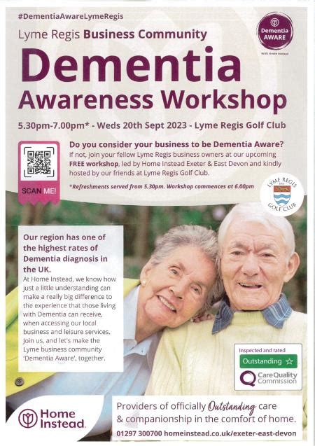 Dementia Awareness Workshop Lyme Regis Town Council