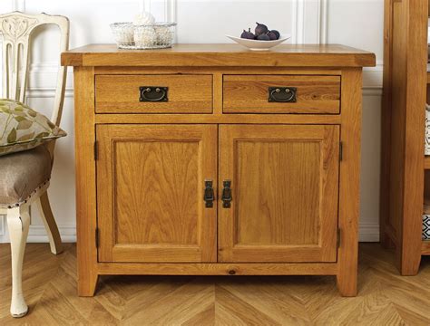 Country Oak 100cm Small Oak Sideboard 10 Off Black Friday Solid