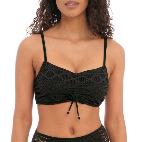 Plavky vrchní díl FREYA SUNDANCE UW BRALETTE BIKINI TOP BLACK Caresse BraExpert