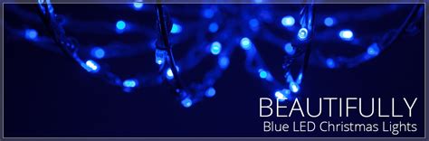 Blue LED Christmas Lights