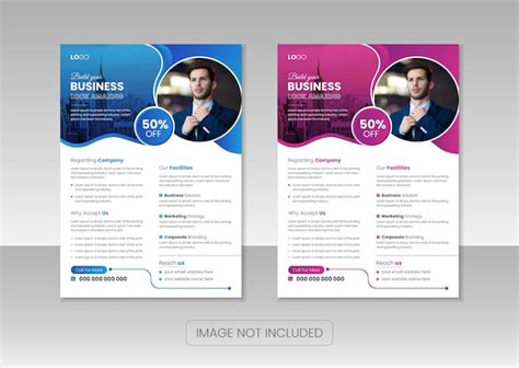 Premium Vector Creative Business Flyer Design Template