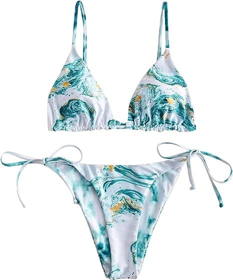 GHXCJ Tanga Bikini Correas Transparentes Cheeky Brasileño Micro Tangas