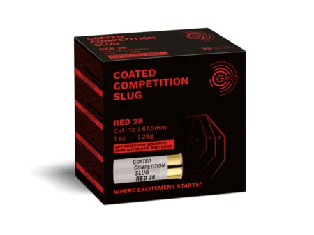 Boite De Cartouches Geco Coated Competition Red Cal Slug G