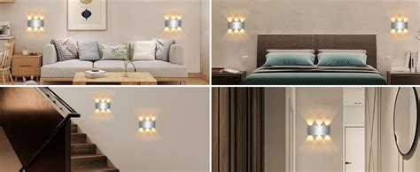 Glighone W Applique Da Parete Interni Lampada Da Parete Led Luce