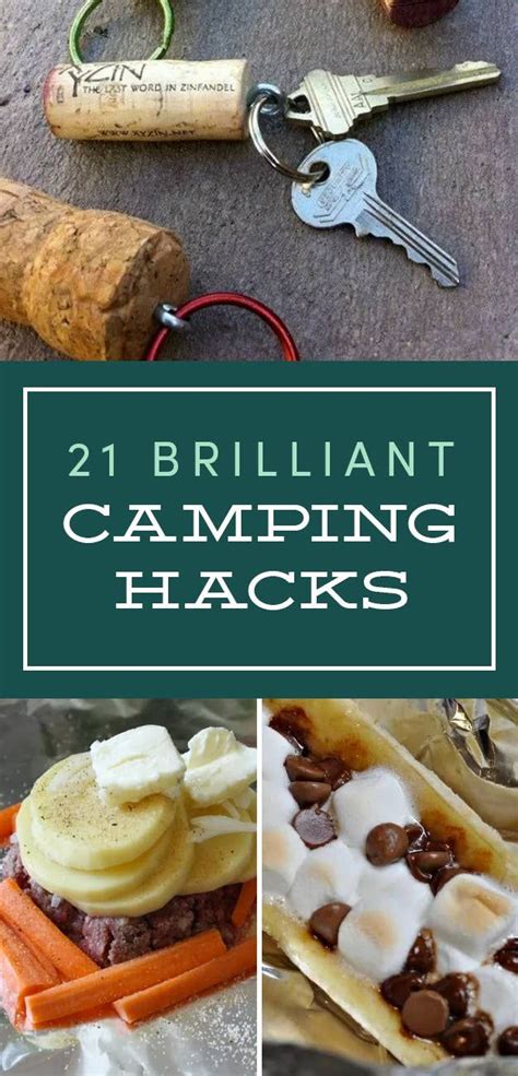 21 Low Key Brilliant Camping Hacks To Try Out Camping Hacks Food