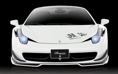 Rowen Frp World Platinum Front Spoiler For Ferrari Italia Aba F