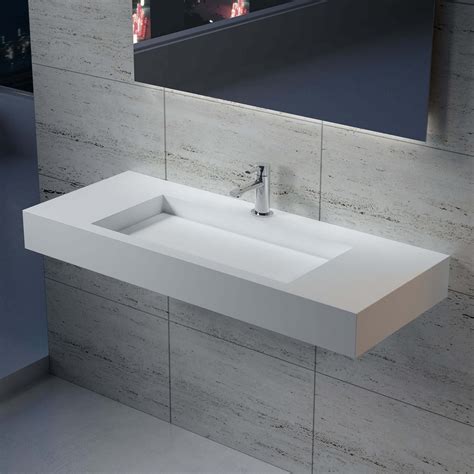 Large Wall Mounted Sink DW-119 – ADM Bathroom