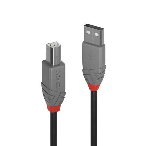 Lindy 1m Usb 20 Printer Cable Usb A To Usb B Cable Scanner And