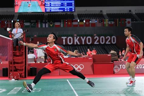 Hasil Olimpiade Tokyo 2020 Ahsan Hendra Lolos Ke Perempat Final