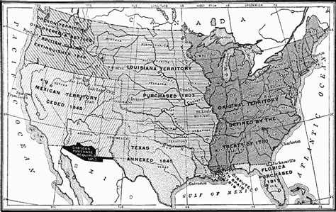 United States Expansion 1783 1853 Map