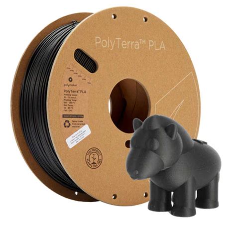 Polymaker Polyterra Pla Charcoal Black Mm Kg