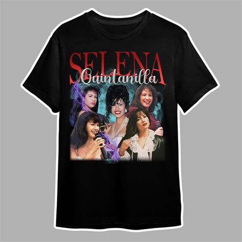 Selena Quintanilla Vintage Graphic 90s Tshirt Tejano Rnb Pop Singer