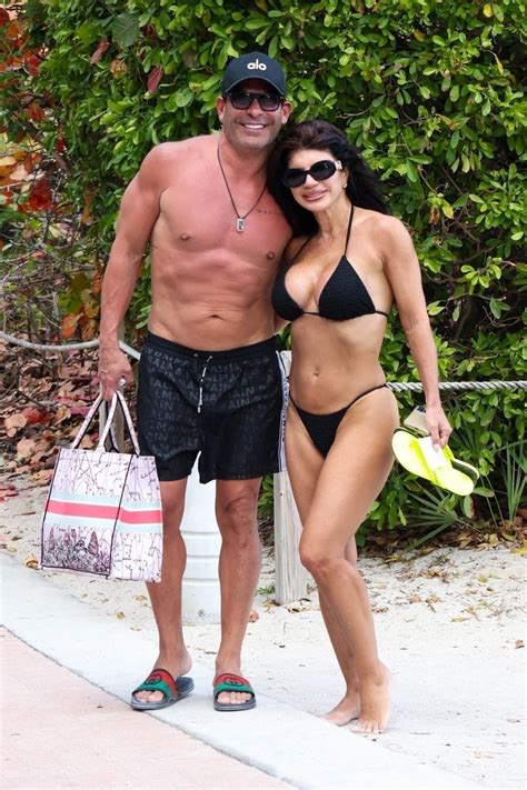 Teresa Giudice In Bikini And Luis Ruelas At A Beach In Miami Hawtcelebs