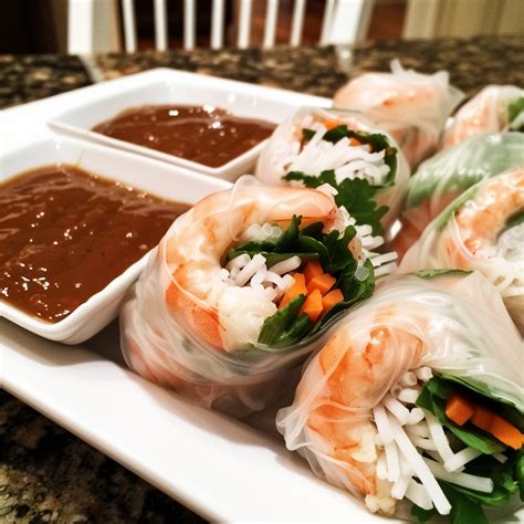 Fresh Spring Rolls with Best Sauce – Gymonset