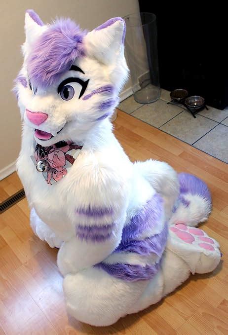 Amazon Furrywu Studio Japan Kemono Kawaii Purple Husky Fursuit