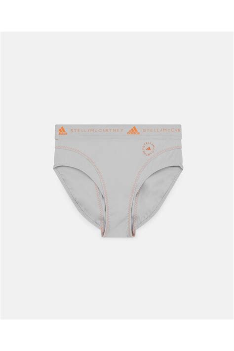 Adidas By Stella Mccartney Truepace Bikini Bottoms In Gray Off Editorialist