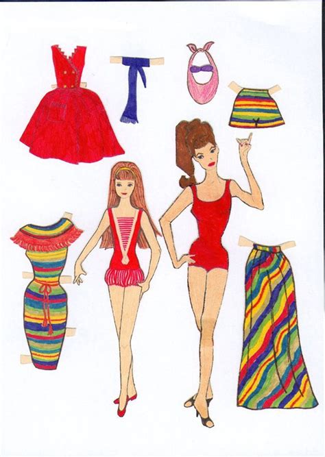 pinterest paper doll Google søgning Barbie paper dolls Paper dolls