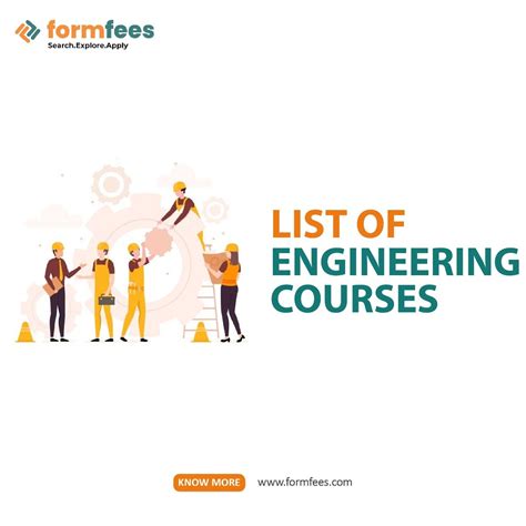 List of Engineering Courses – Formfees