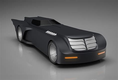 Batmobile from Batman The Animated Series 3D model 3D printable | CGTrader