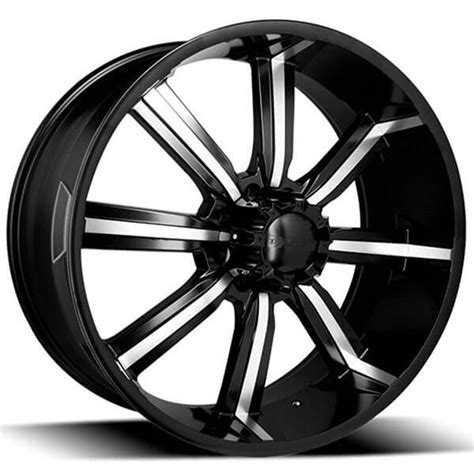 Dcenti Racing 903 Wheels Rims 24x10 8x6 5 8x165 1 Black Machined Face