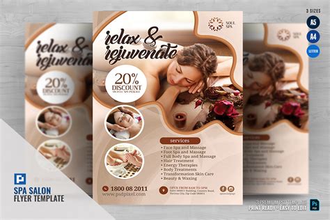 Spa And Wellness Therapy Flyer Graphic By Psdpixel · Creative Fabrica