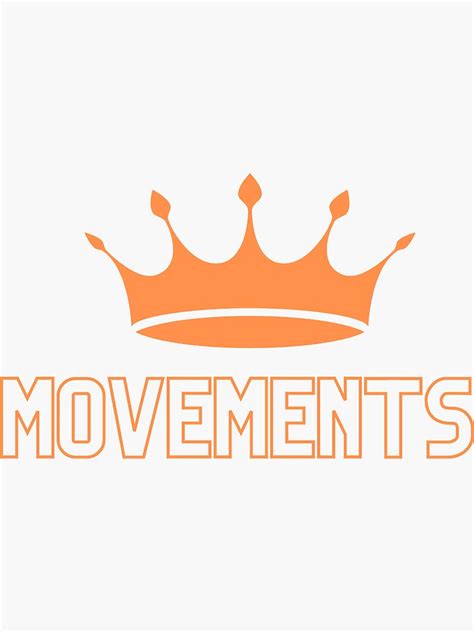 Movements Band Logo Sticker For Sale By Walmazone Redbubble