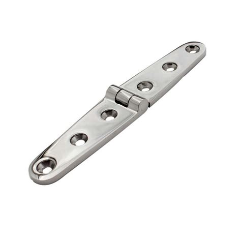 1pcs Marine Strap Hinge 316 Stainless Steel With 4 Holes 100mm Heavy Duty Mirror Polish Boat