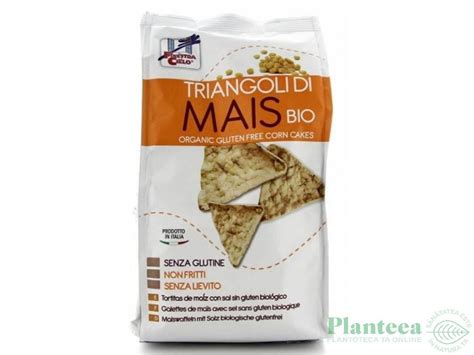 Triunghiuri Crocante Porumb Fara Gluten Eco 100g La Finestra Sul