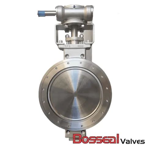 ASTM A351 CF8M Wafer Butterfly Valve 10 Inch 300 LB RF Bosseal