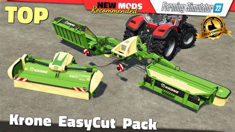 FS22 KRONE EasyCut Pack Farming Simulator 22 New Mods Review 2K60