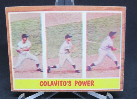 Topps Rocky Colavito Vg Lp Ebay