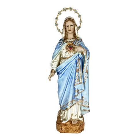 Sagrado Corazon De Maria Marmolina Cm Art Culos Religiosos Ultreya