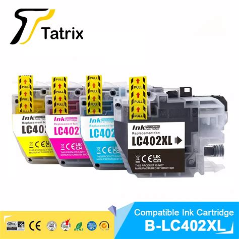 Tatrix Cartucho De Tinta De Alta Capacidad LC402XL 402XL Compatible