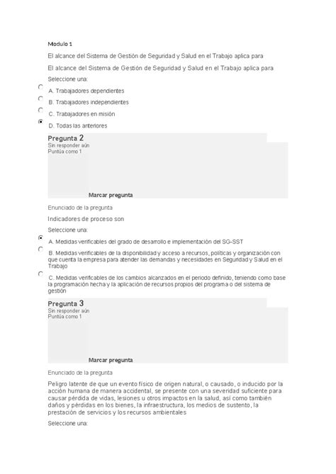 Respuestas DEL Curso DE 50 Horas - Modulo 1 El alcance del Sistema de