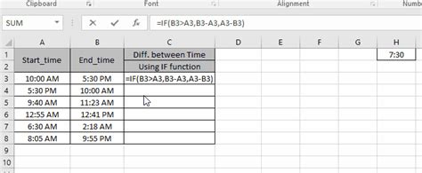 Excel Formula To Calculate Time Between Two Dates And Times Printable