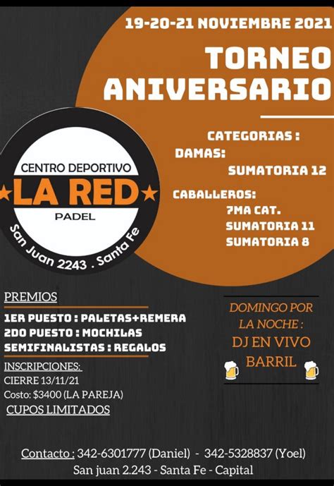 Complejo La Red Organización de Eventos y Torneos de Padel