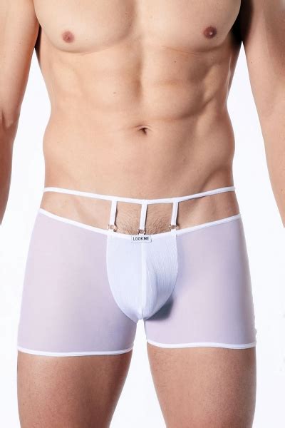 Sexeshopgay Votre Sexshop Gay En Ligne Boxer Blanc Transparent Lookme