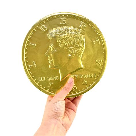 Giant Chocolate Coin 16 Oz Grocery And Gourmet Food