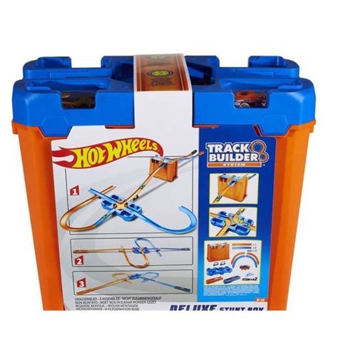 正版 Mattel 全新特價 Hot Wheels 風火輪豪華特技工具箱 內附兩台車 風火輪小汽車 聖誕交換禮物 蝦皮購物