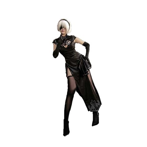 2b Nier Automata Yorha No2 Type B Uniforms Cheongsam Cosplay Costume