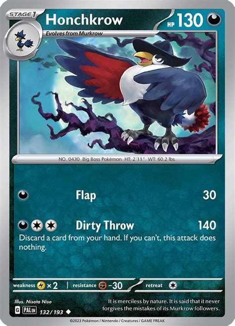 honchkrow - Pokémon Detail