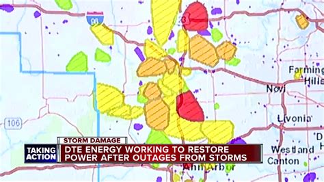 Dte Energy Working To Restore Power After Outages From Storms