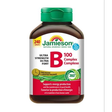 Jamieson Vitamin B Complex Timed Release Caplets Shopee Malaysia