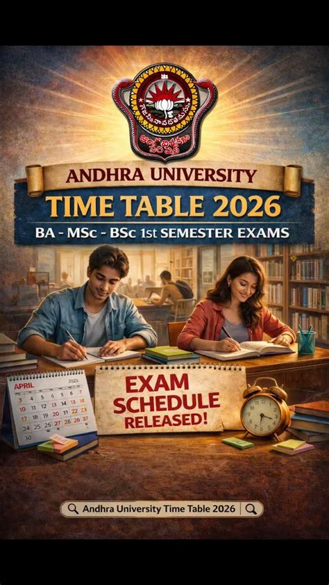 vikram university time table