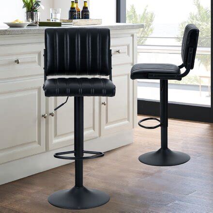 Wayfair | Low Back Wood Bar Height Bar Stools You'll Love in 2022