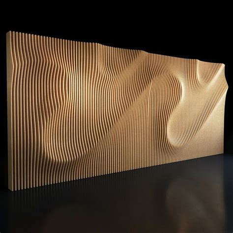 Wooden Wave Wall Cladding for Stunning Hotel Decor