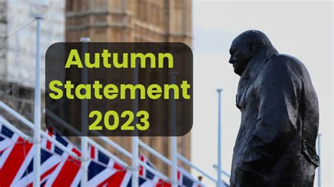 The Autumn Statement 2023 • Sg Accounting