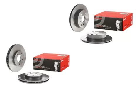 Kit De Discos Ventilados Del Y Tras X Trail Al Brembo Env O Gratis