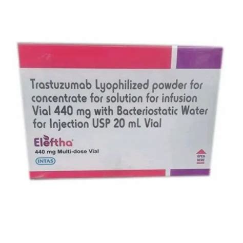 440mg Trastuzumab Lyophilized Powder Concentrate Solution Intas